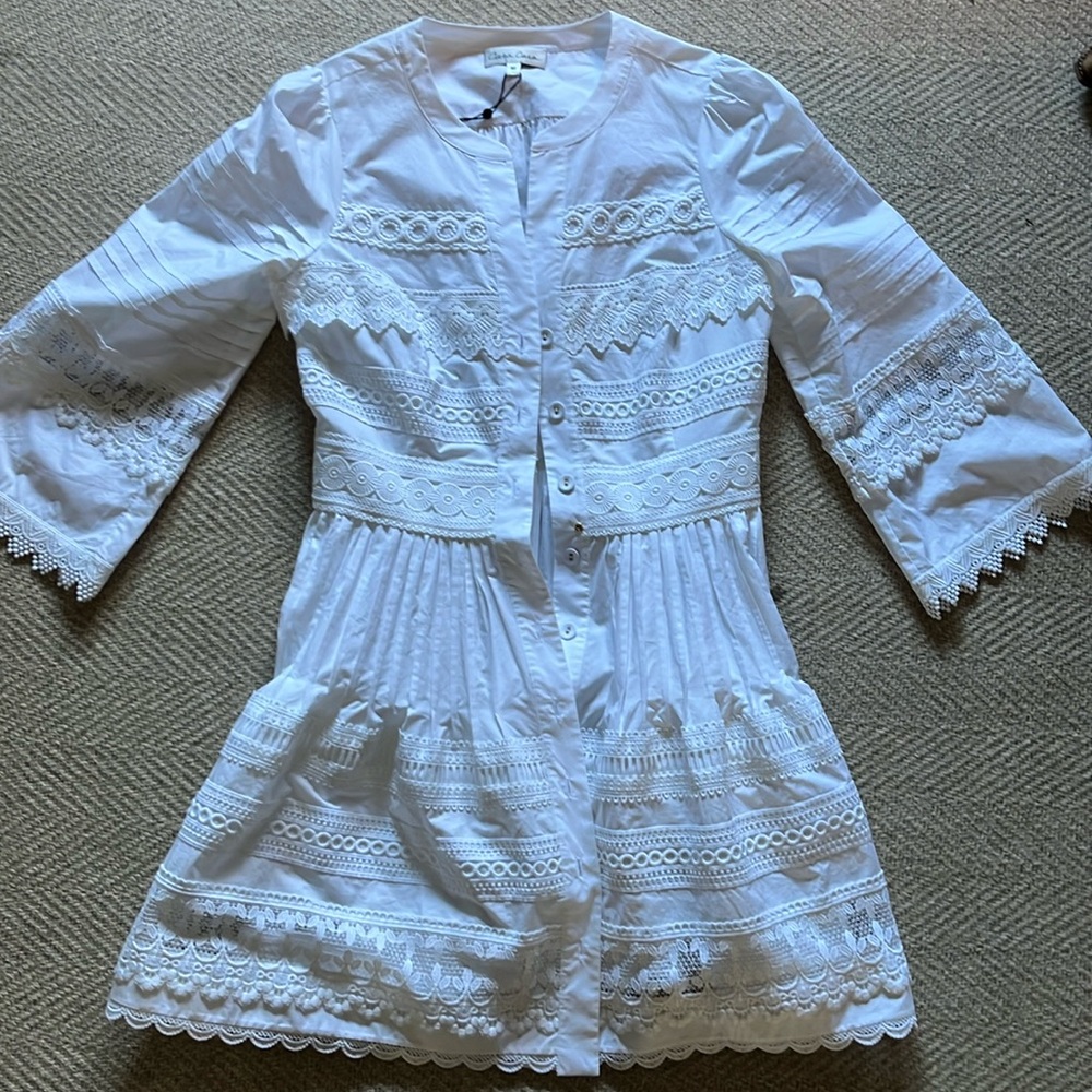 White Cara Cara Scarlet Dress